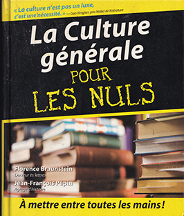 Couverture La Culture générale pour les nuls