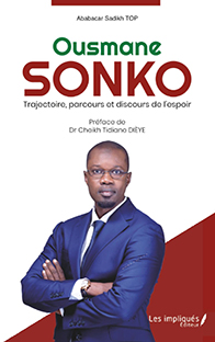 Couverture Ousmane Sonko - Trajectoire, parcours et discours de l'espoir