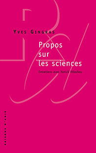 Couverture Propos sur les sciences