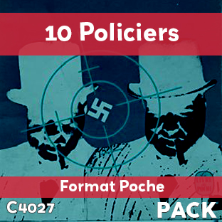 Couverture Pack de 10 romans policiers Format Poche (soit le livre à 500 F)