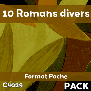 Couverture Pack de 10 romans divers Format Poche (soit le livre à 500 F)