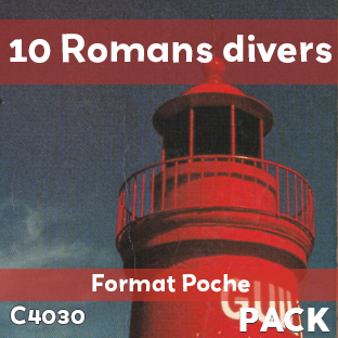 Couverture Pack de 10 romans divers Format Poche (soit le livre à 500 F)