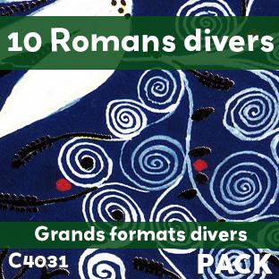 Couverture Pack de 10 Romans divers grand format (soit le livre à 800 F)
