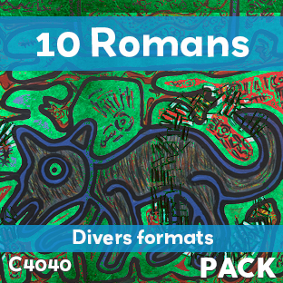 Couverture Pack de 10 Romans - Divers Formats (soit le livre à 500 F)