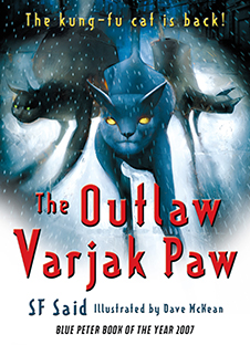 Couverture The outlaw Varjak Paw (The kung-fu cat is back)