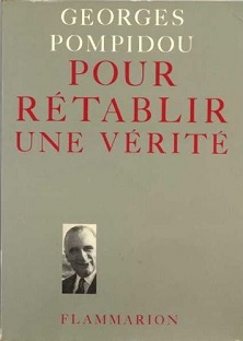 Couverture Pour rétablir la vérité