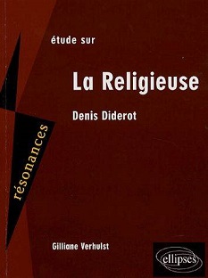 Couverture Étude sur La Religieuse, Diderot