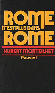 Couverture Rome n'est plus dans Rome, elle est toute où je suis