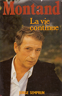 Couverture Montand - La vie continue