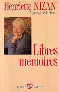 Couverture Libres mémoires