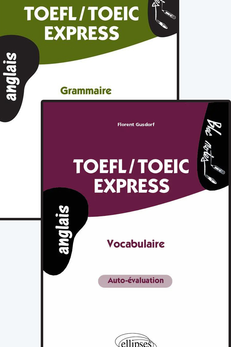 Couverture TOEFL/TOEIC Express - Auto-évaluation (Vocabulaire & Grammaire)