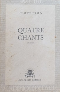 Couverture Quatre chants