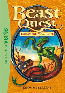 Couverture Beast Quest (12) - L'homme-serpent
