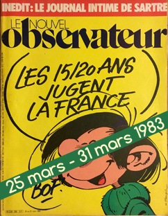 Couverture Le Nouvel Observateur