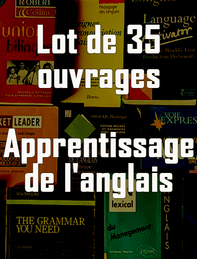 Couverture Lot de 35 livres Apprentissage/Renforcement de l'anglais