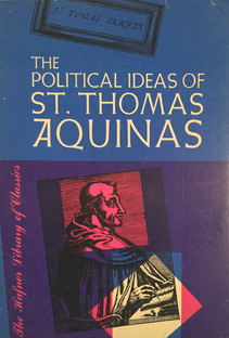 Couverture The political ideas of St Thomas Aquinas