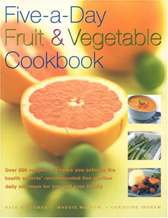 Couverture Five-a-day Fruit and Vegetable Cookbook