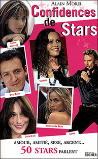 Couverture Confidences de stars (amour, amitié, sexe, argent ...)