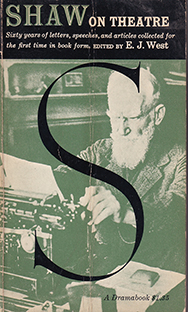 Couverture Shaw on Theatre