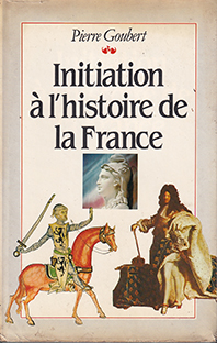 Couverture Initiation à l'histoire de la France