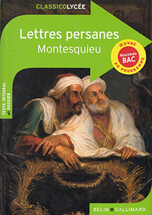 Couverture Lettres Persanes