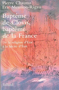 Couverture Baptême de Clovis, Baptême de la France