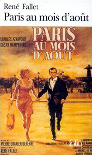 Couverture Paris au mois d'août