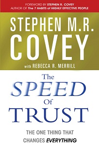 Couverture The speed of trust