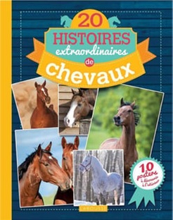 Couverture 20 histoires extraordinaires de chevaux