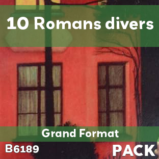 Couverture Pack 10 Romans divers / Grand Format - (soit le livre à 700 F)