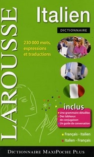 Couverture Dictionnaire Larousse Français-Italien, Italien-Français