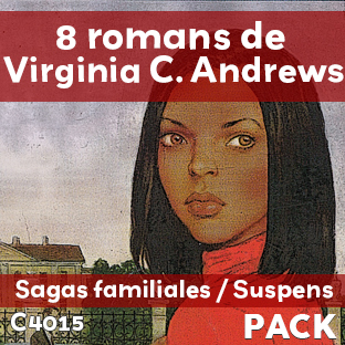 Couverture Pack de 8 romans de Virginia C. Andrews (soit le livre à 500 F)