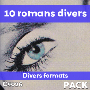 Couverture Pack de 10 Romans divers grand format (soit le livre à 750 F)
