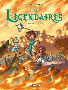 Couverture Les légendaires – Tome 8 – Griffes et plumes